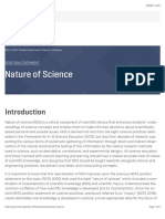 Nature of Science: Position Statement