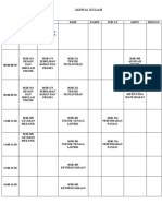 Jadwal Kuliah Smester 5