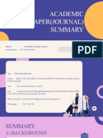 Academic Paper (Journal) Summary