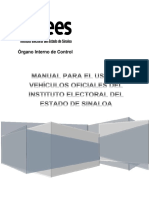 Manual para El Uso de Vehiculos Oficiales Del IEES