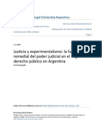 Bergallo, Paola - Justicia y Experimentalism11. La Función Remedial Del Poder Judicial SELA 2005