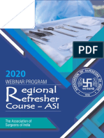 ASI Webinar Program for Regional Refresher Courses