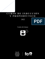 Memoria Del Curso de Inducción - 2022