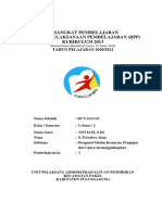 Perangkat Pembelajaran Rencana Pelaksanaan Pembelajaran (RPP) Kurikulum 2013