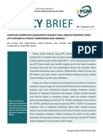 Policy Brief - Manajemen Strategis JPT Pratama 150121