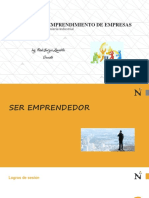 Semana 01 Que Es Ser Emprendedor