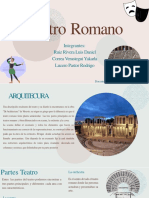 Teatro Romano: Arquitectura y Partes
