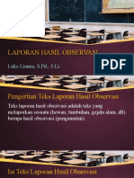 Laporan Hasil Observasi