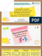 Discriminación de género en el ámbito laboral