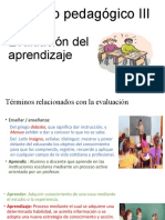 Evaluación Aprendizaje