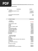 Projection Cash Flow Masjid Sec 24 - Shah Alam