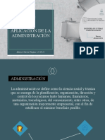 Aplicación de La Administración