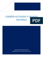 Carbón Activado y Lavado Gástrico