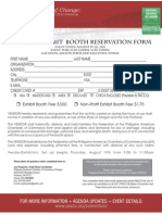 2011 FPACC Bi-Annual Convention Vendor Exhibit Booth Reservation Form For Aug. 19-20, 2011