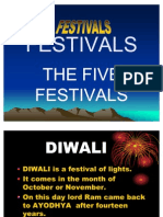Differents Festivals  PPT