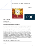 Meditations Sur Levangile Du Jour de La Semaine Du 11 Au 17 Juillet 2022