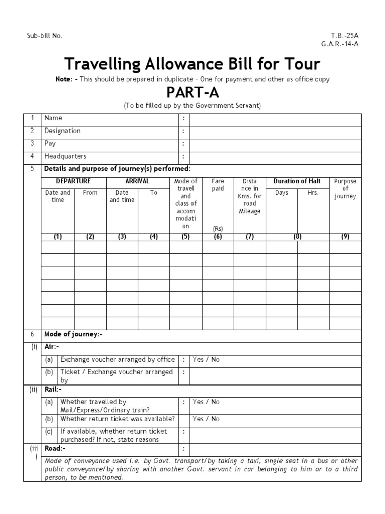 travel allowance 2023