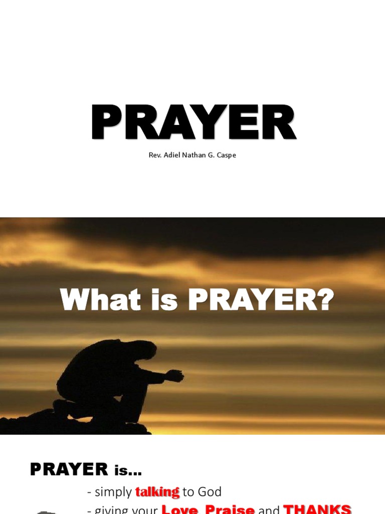 Module 1 2 Ppt Prayer Pdf Prayer Christian Prayer