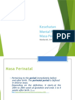 Periode setelah melahirkan, biasanya 6 minggu pertama. Masa ini penting untuk pemulihan fisik dan psikologis ibu pasca melahirkan