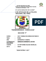 Tarea-Uso y Manejo de Armas de Fuego - Ac PNP Nuñez Salhua K.