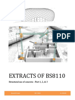 Extracts of BS8110