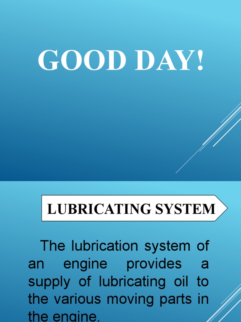 Lubrication System | PDF | Motor Oil | Internal Combustion Engine