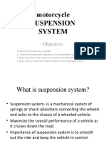 Motor Cycle Suspension System