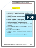 IP Rights-II: Historical Evolution of India's Patent System