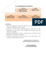 Jadwal Pembersihan Puskesmas