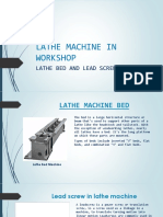 Lathe Machine in Workshop