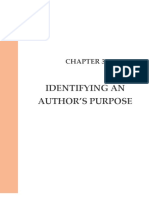 Chapter 3 - Identifying Purpose, Tone, Assumption and Audience