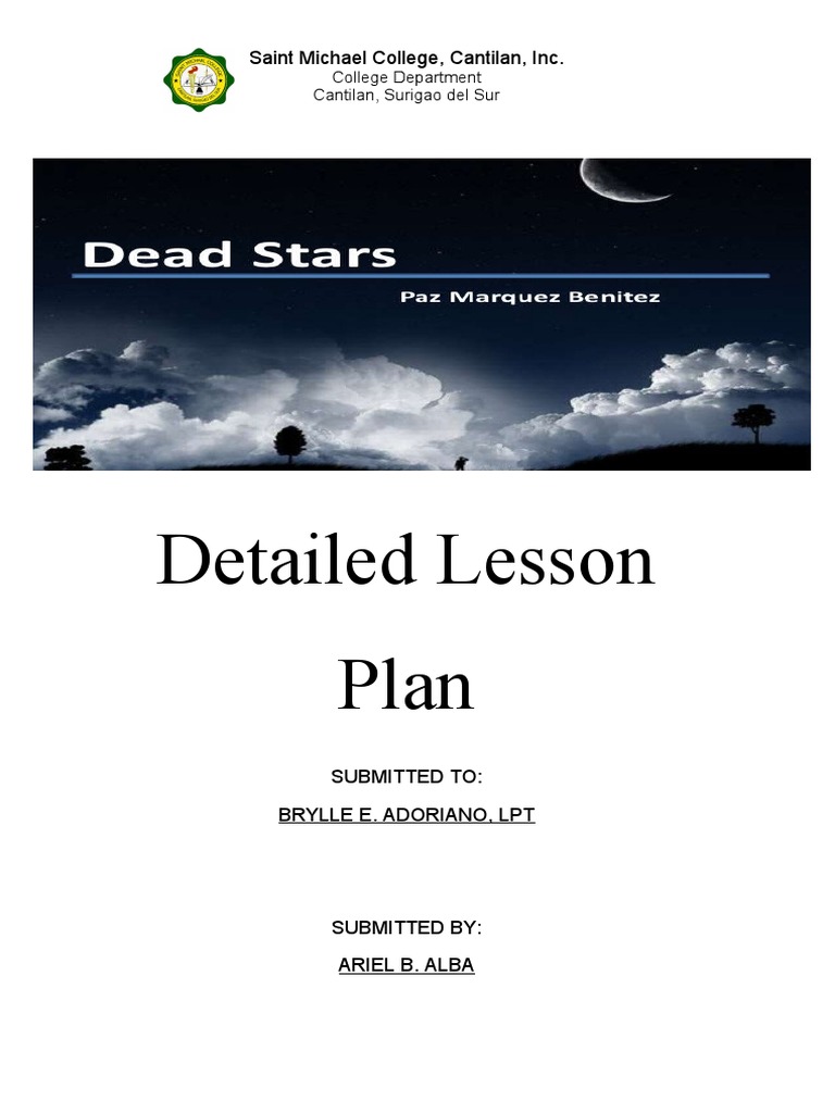 Detailed Lesson Plan Final Pdf Lesson Plan Cognitive Science