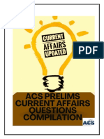 ACSPrelims Current Affairs Questions Compilation 22