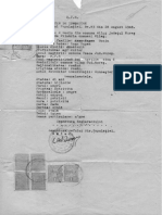 Buletin de Inscriere La Biroul Populatieidin 28.08.1948