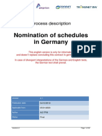 Reading Help Nomination of Schedules in Germany
