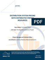 Distribution System Pricing With Dirstributed Energy Rescources