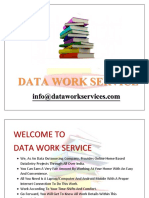 Data Work Services Company Demo