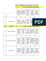 Jadwal Presentasi Pai Madin Semester 2