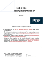 EEE 6413 Engineering Optimization