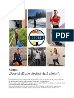 Referat Despre Sport