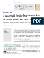 Simulation To Remove Phenol From Drinking Water