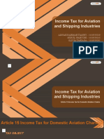 Tax For Aviation and Shipping Industries