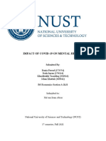 Impact of Covid-19 on Mental Health