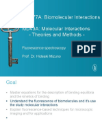 Molecular Interactions and Fluorescence Techniques