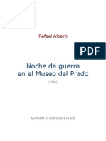 Alberti Rafael Noche de Guerra en El Museo Del Prado