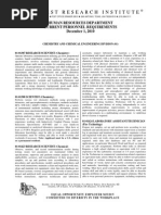 Dec2010 Southwest Research Requirement