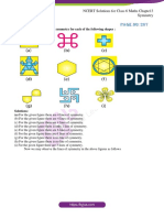 NCERT Solutions For Class 6 Maths Chapter 13 Symmetry Exercise 13.2
