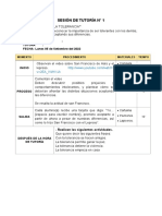 Sesión de Tutoría La Tolerancia