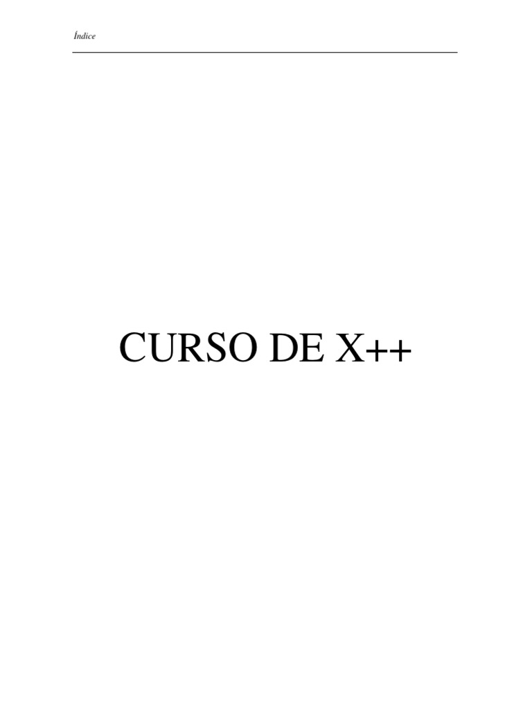 Curso de X++ | PDF | Objeto (informática) | Lenguaje de programación