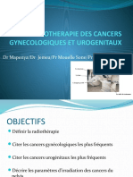 Radiotherapie Des Cancers Gynecologiques Et Urogenitaux M2